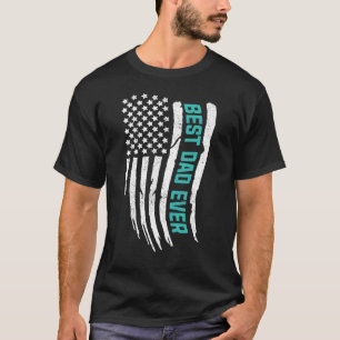Camiseta Feliz Día del Padre mejor papá con nosotros, norte