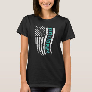 Camiseta Feliz Día del Padre mejor papá con nosotros, norte