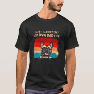 Camiseta Feliz Día del Padre Mejor Perro Bulldog francés vi
