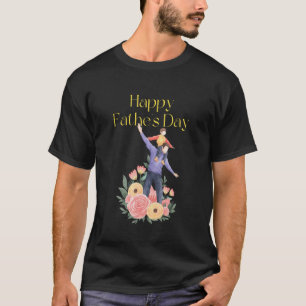 Camiseta Feliz Día del Padre Muéstrale a papá algo de amor 