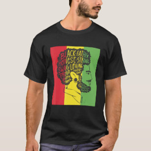 Camiseta Feliz Día del Padre Negro Melanin Orgullo Afro