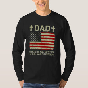 Camiseta Feliz Día del Padre para los hombres dedicados y d