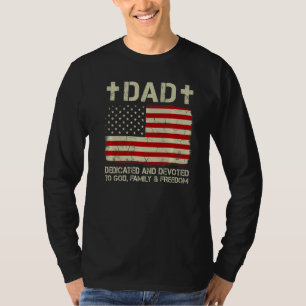 Camiseta Feliz Día del Padre para los hombres dedicados y d
