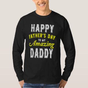 Camiseta Feliz Día del Padre para mi asombroso papá de Daug