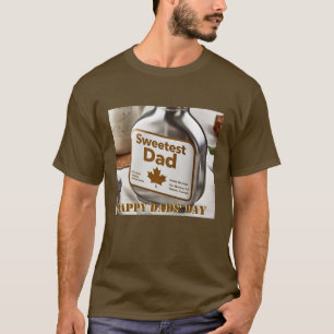 Camiseta Feliz Día del Padre, Personalizado "Papá más dulce