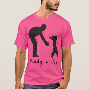 Camiseta Feliz Día del Padre que amo a papá y a mí