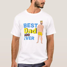 Feliz Día del Padre regalo del cuerpo de papá