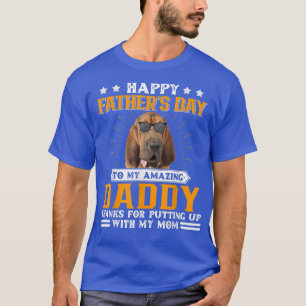 Camiseta Feliz Día del Padre Regalos de Papá Perro Sangrien
