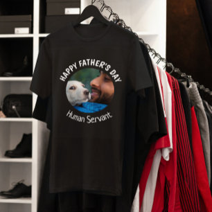 Camiseta Feliz Día del Padres, Personalizado de sirvientes