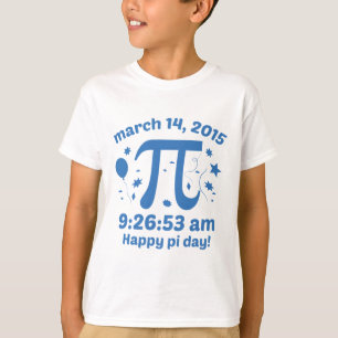 Camiseta ¡Feliz Día Del Pi! - Día Pi 2015 - 3.14.15 9:26:53
