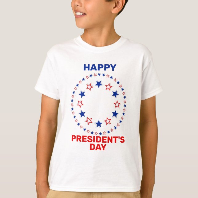 Camiseta Feliz día del presidente (Anverso)