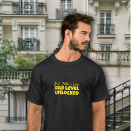 Camiseta Feliz Día del Primer Padre, humor de la carta amar