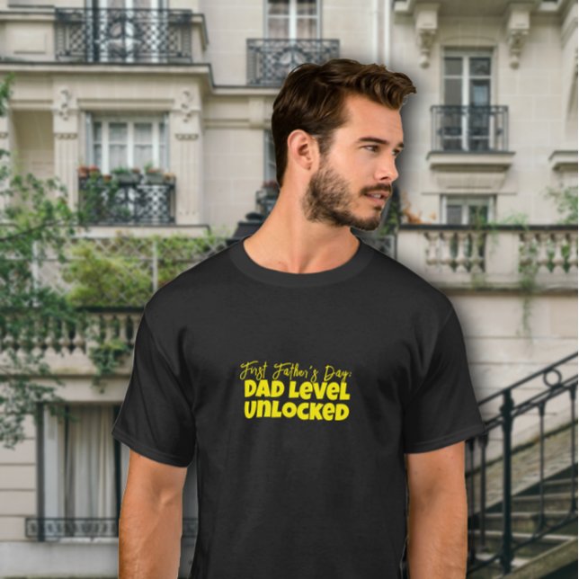 Camiseta Feliz Día del Primer Padre, humor de la carta amar (Subido por el creador)