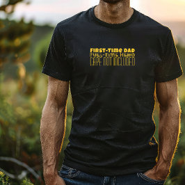Camiseta Feliz Día del Primer Padre, humor de la carta amar