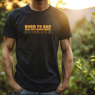 Camiseta Feliz Día del Primer Padre humor negro de la carta