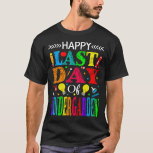 Camiseta Feliz Día Del Profesor De Graduación De Jardín De 