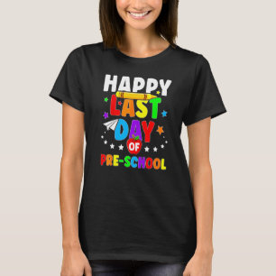 Camiseta Feliz Día Del Profesor De Graduación Preescolar
