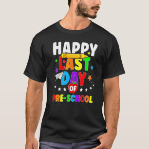 Camiseta Feliz Día Del Profesor De Graduación Preescolar