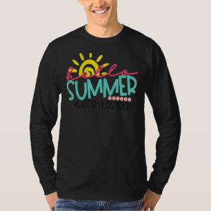 Camiseta Feliz Día Del Profesor De La Escuela, Hola Sum