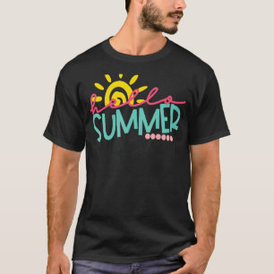 Camiseta Feliz Día Del Profesor De La Escuela, Hola Sum
