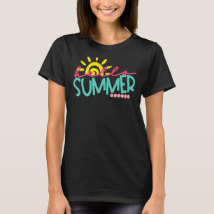 Camiseta Feliz Día Del Profesor De La Escuela, Hola Sum