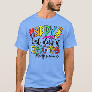Camiseta Feliz Día Del Profesor De Preescolar Hola S
