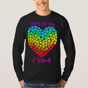 Camiseta Feliz Día Del Profesor Estudiante Rainbow H