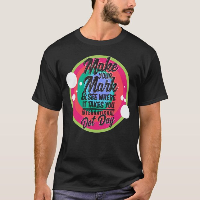Camiseta Feliz Día del Punto para el Día Internacional del  (Anverso)