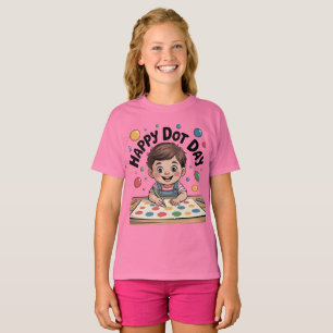 Camiseta Feliz Día del Punto Septiembre 15 Groovy Smile Fac