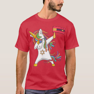 Camiseta Feliz Día del Purismo Disfraz Dabbing Unicorn Jewn