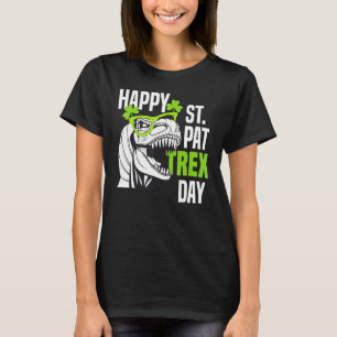 Camiseta Feliz Día del Rex de St Pat Niños Dino Saint Patr