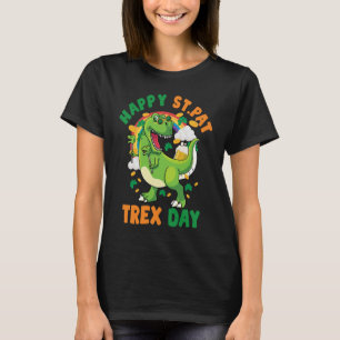Camiseta Feliz Día del Rex St. Pat. Dinosaur Rex St Patrick