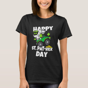 Camiseta Feliz Día del Rex St Pat T Dinosaurus Cute San Pat
