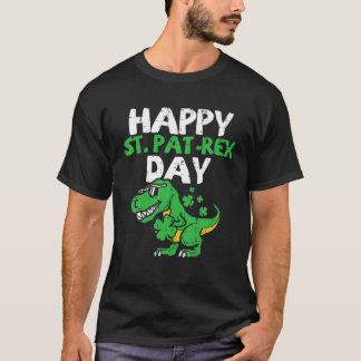 Camiseta Feliz Día del Rex St. Patrick Dinosaur Día B