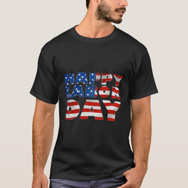 Camiseta Feliz Día del Trabajo (Anverso)