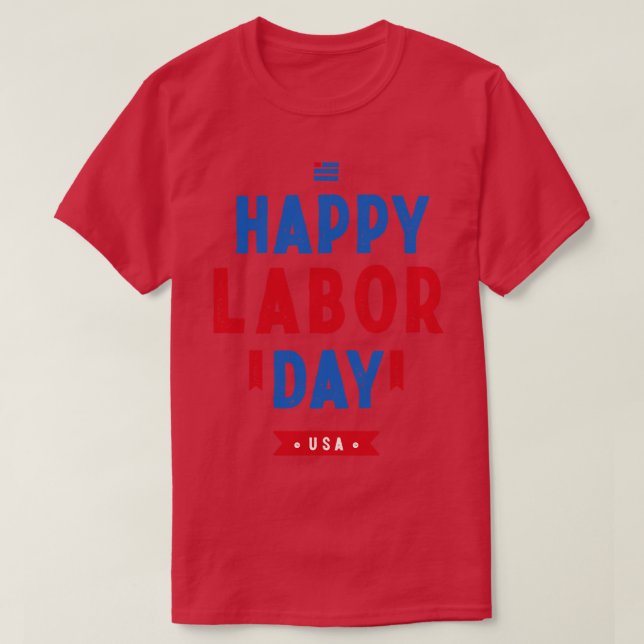 Camiseta Feliz Día del Trabajo 2 (Diseño del anverso)