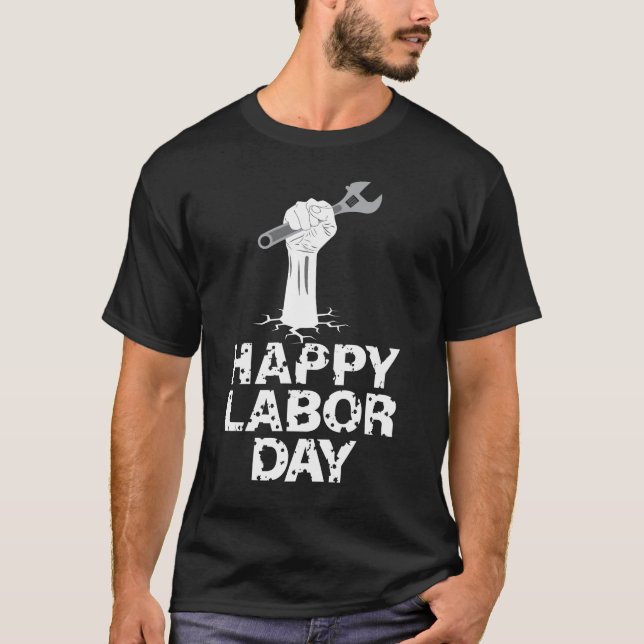 Camiseta Feliz Día del Trabajo, Estados Unidos (Anverso)