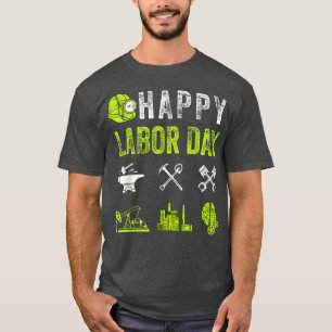Camiseta Feliz Día del Trabajo para los trabajadores sindic