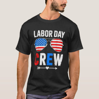 Camiseta Feliz Día del Trabajo Tripulación Patriota Feliz D