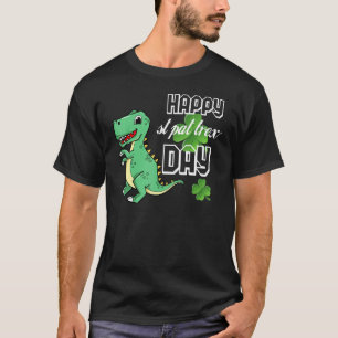 Camiseta Feliz Día del Trébol de St Pat Dino St Patricks Da