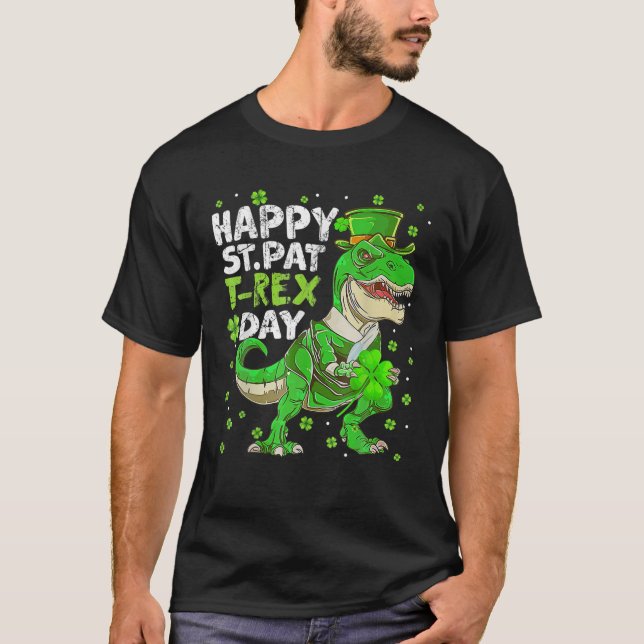 Camiseta Feliz Día del Trébol de St Pat Tee Funny Día de St (Anverso)