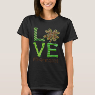 Camiseta Feliz Día Día de Amor Enfermera Farmacéutica Irlan