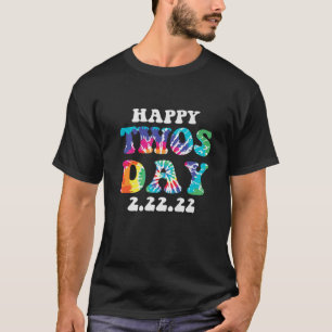 Camiseta Feliz Día Dos Veces 2022 Febrero 2022 2-22-22 Dos