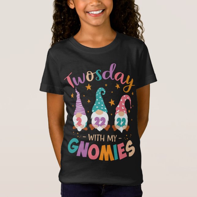 Camiseta Feliz Día Dos Veces Con Mi Profesor De Segundo Gra (Anverso)