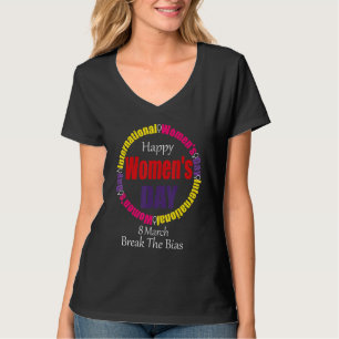 Camiseta Feliz Día Internacional de la Mujer 8 de marzo de