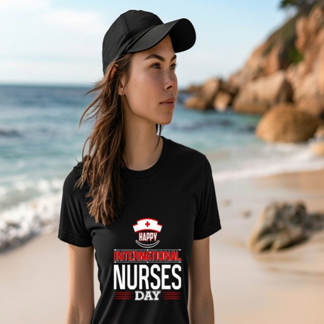 Camiseta Feliz Día Internacional de las Enfermeras (Subido por el creador)