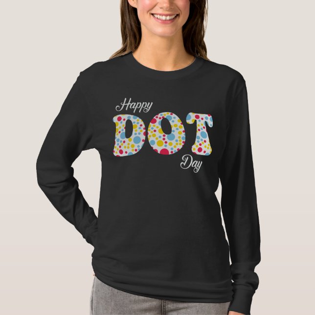 Camiseta Feliz Día Internacional del Dot (Anverso)