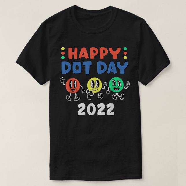 Camiseta Feliz Día Internacional Del Punto 2022 A Los Niños (Diseño del anverso)