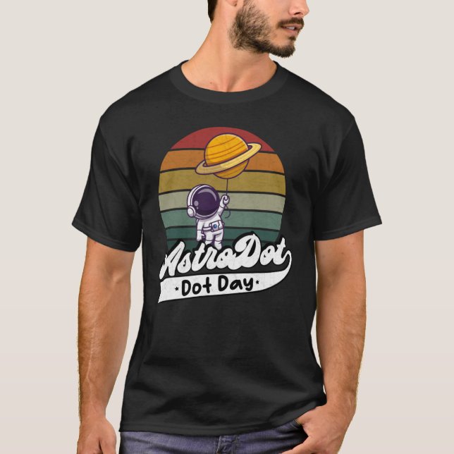 Camiseta Feliz Día Internacional del Punto Astro Dot Día Sa (Anverso)
