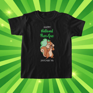 Camiseta Feliz Día Nacional de Flatulencias 7 de enero
